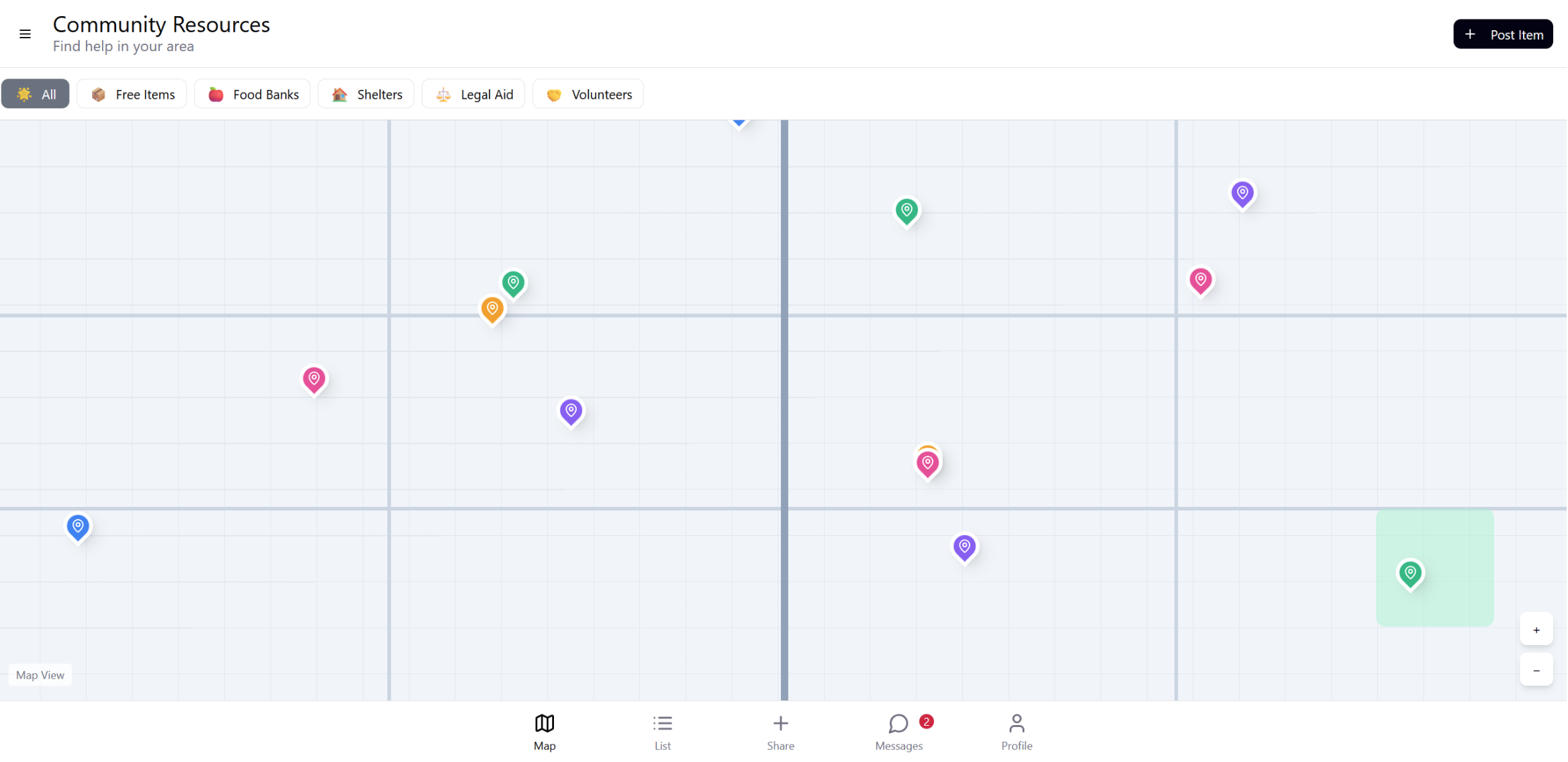 SecondStep prototype screen preview